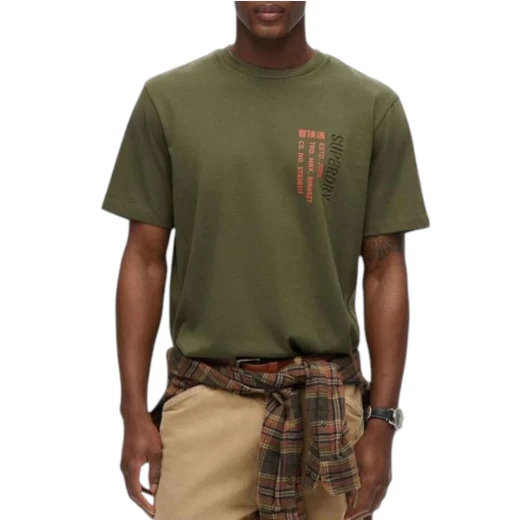 SUPERDRY MUŠKA MAJICA MASLINASTA