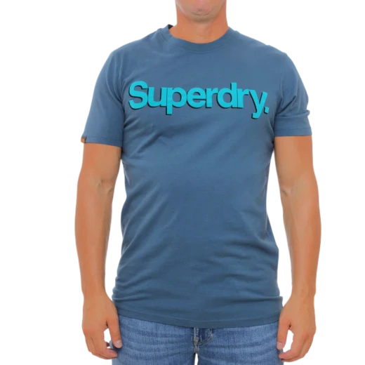 SUPERDRY MUŠKA MAJICA PLAVA