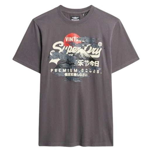 SUPERDRY MUŠKA MAJICA SIVA