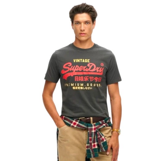 SUPERDRY MUŠKA MAJICA CRNA
