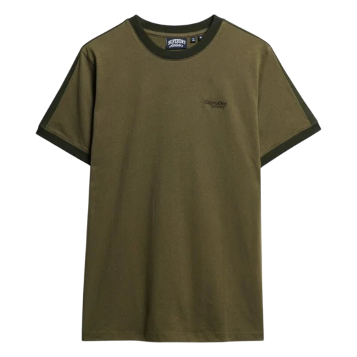 SUPERDRY MUŠKA MAJICA MASLINASTA
