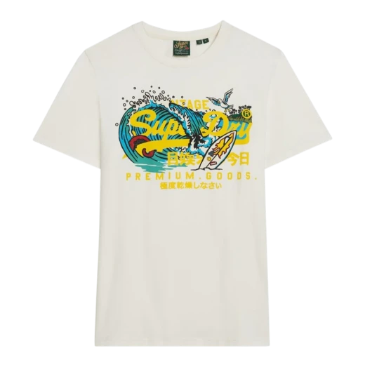 SUPERDRY MUŠKA MAJICA BIJELA