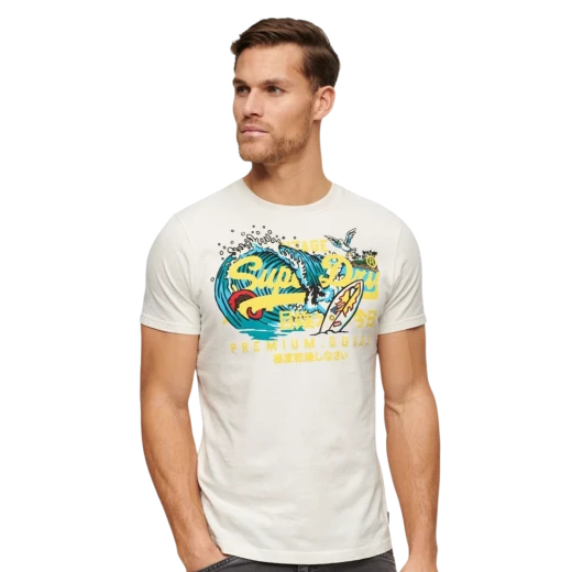 SUPERDRY MUŠKA MAJICA BIJELA 42046
