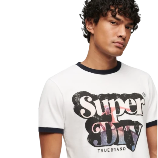 SUPERDRY MUŠKA MAJICA BIJELA 42049