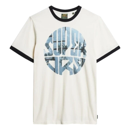 SUPERDRY MUŠKA MAJICA BIJELA