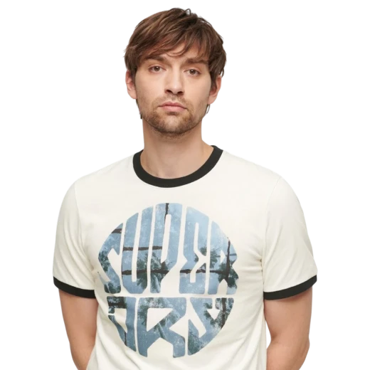 SUPERDRY MUŠKA MAJICA BIJELA 42050