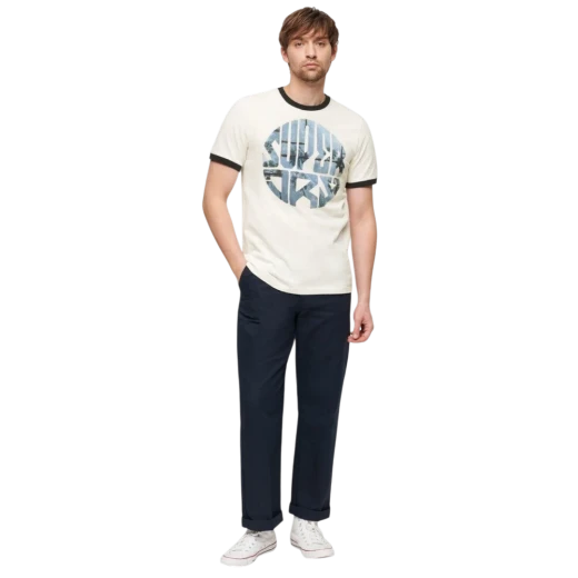 SUPERDRY MUŠKA MAJICA BIJELA 42050
