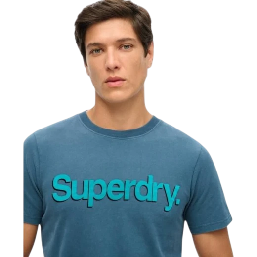 SUPERDRY MUŠKA MAJICA PLAVA 42072