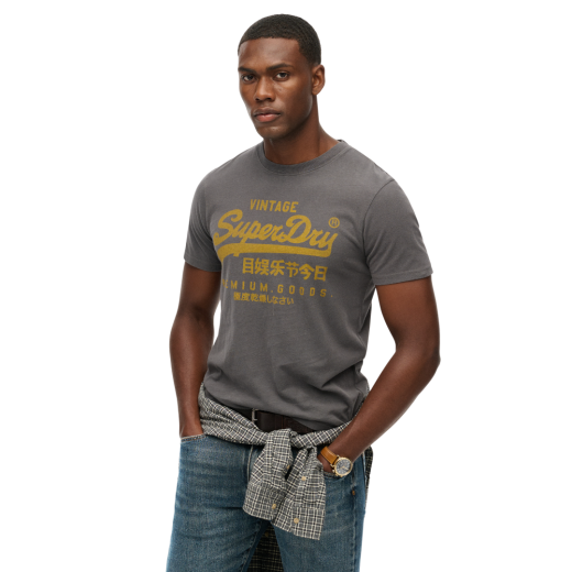 SUPERDRY MUŠKA MAJICA SIVA