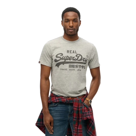 SUPERDRY MUŠKA MAJICA SIVA