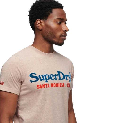 SUPERDRY MUŠKA MAJICA BEŽ 47523