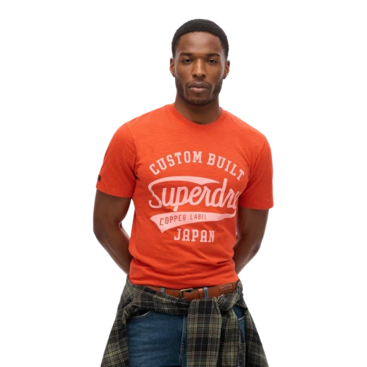 SUPERDRY MUŠKA MAJICA NARANDŽASTA