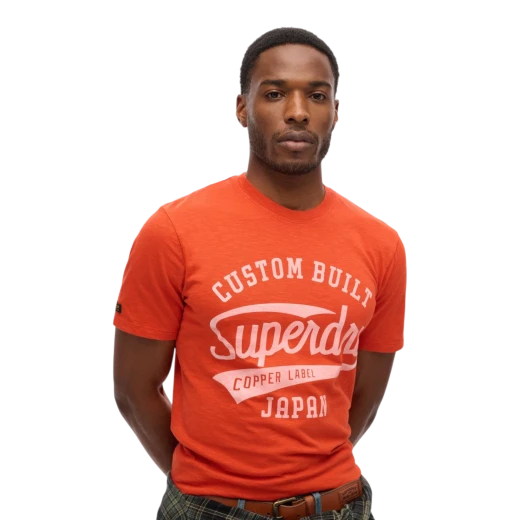 SUPERDRY MUŠKA MAJICA NARANDŽASTA 47525