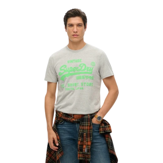 SUPERDRY MUŠKA MAJICA SIVA
