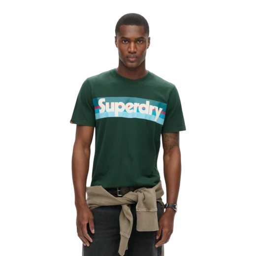 SUPERDRY MUŠKA MAJICA ZELENA