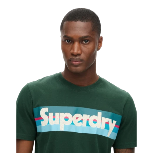 SUPERDRY MUŠKA MAJICA ZELENA 47537