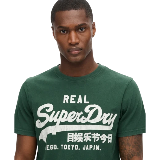 SUPERDRY MUŠKA MAJICA ZELENA 47541