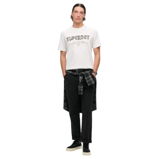 SUPERDRY MUŠKA MAJICA BIJELA 47543