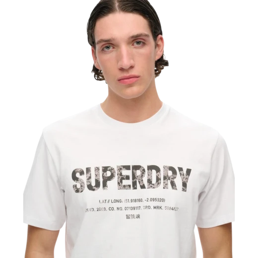 SUPERDRY MUŠKA MAJICA BIJELA 47543