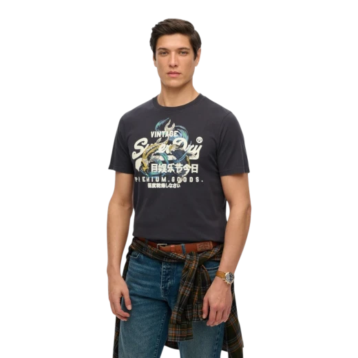 SUPERDRY MUŠKA MAJICA SIVA