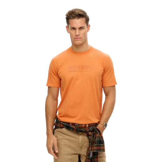 SUPERDRY MUŠKA MAJICA NARANDŽASTA