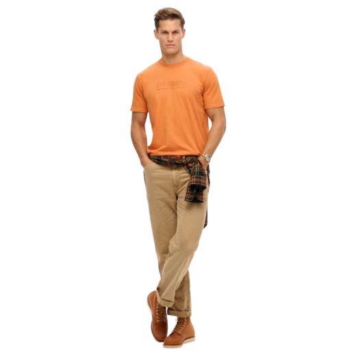 SUPERDRY MUŠKA MAJICA NARANDŽASTA 47552