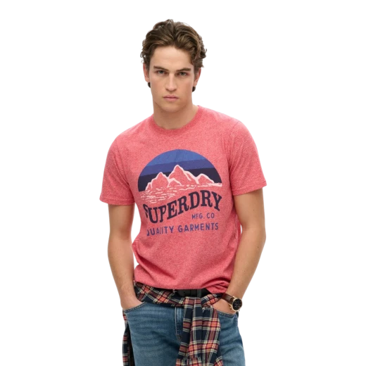 SUPERDRY MUŠKA MAJICA CRVENA