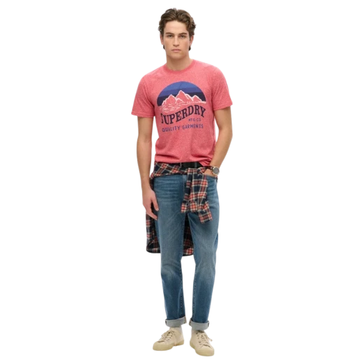 SUPERDRY MUŠKA MAJICA CRVENA 47555