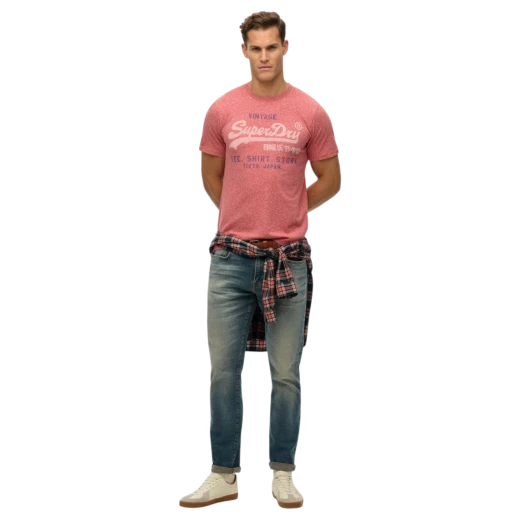 SUPERDRY MUŠKA MAJICA CRVENA 47564