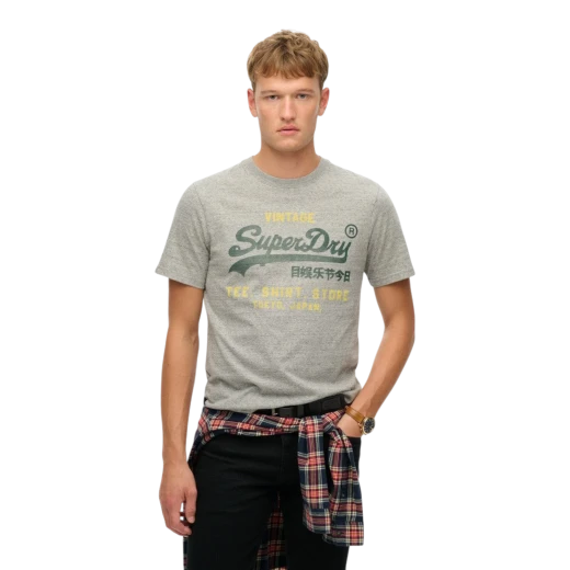 SUPERDRY MUŠKA MAJICA SIVA