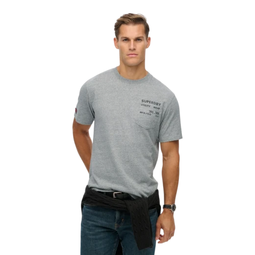 SUPERDRY MUŠKA MAJICA SIVA