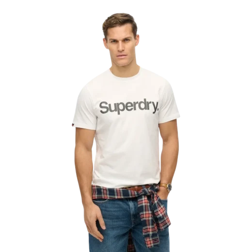 SUPERDRY MUŠKA MAJICA BIJELA