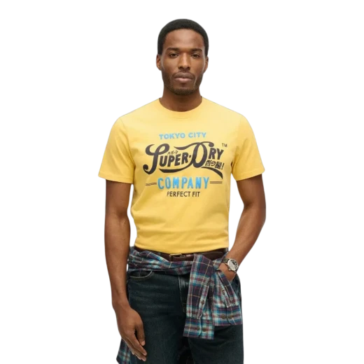 SUPERDRY MUŠKA MAJICA ŽUTA