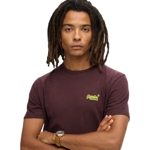 SUPERDRY MUŠKA MAJICA BORDO 47701