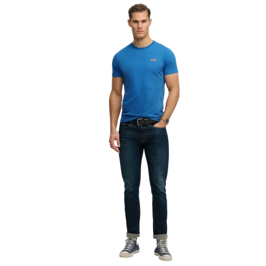 SUPERDRY MUŠKA MAJICA PLAVA 47711