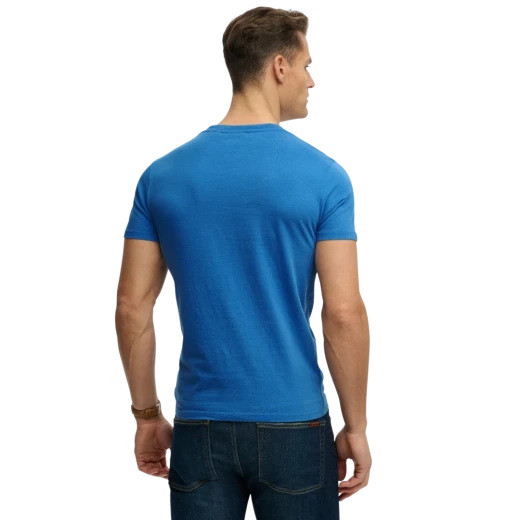 SUPERDRY MUŠKA MAJICA PLAVA 47711