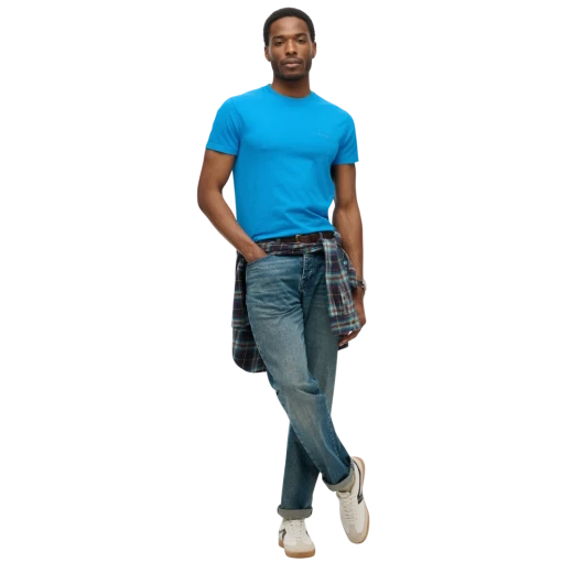 SUPERDRY MUŠKA MAJICA PLAVA 47716