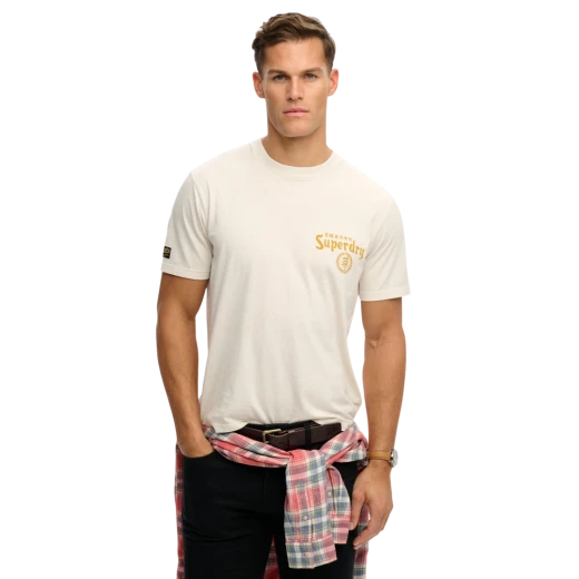 SUPERDRY MUŠKA MAJICA BIJELA