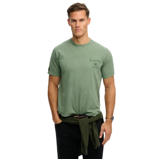 SUPERDRY MUŠKA MAJICA ZELENA