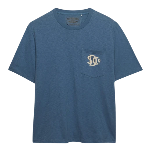 SUPERDRY MUŠKA MAJICA PLAVA