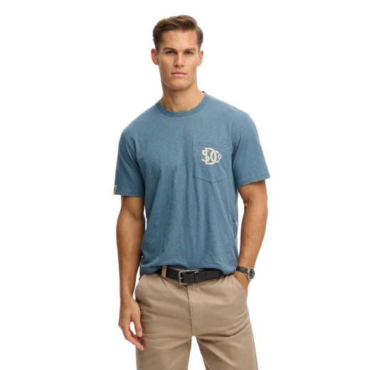 SUPERDRY MUŠKA MAJICA PLAVA 47734