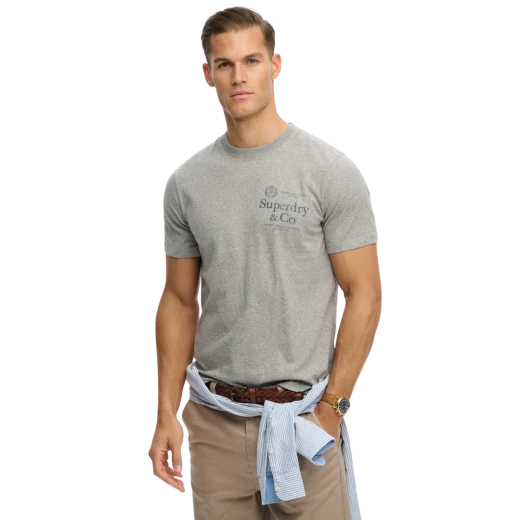 SUPERDRY MUŠKA MAJICA SIVA