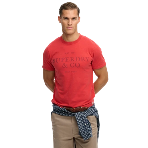 SUPERDRY MUŠKA MAJICA CRVENA
