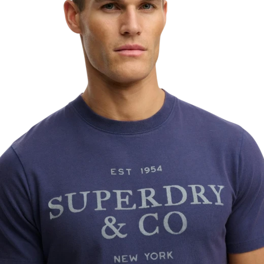 SUPERDRY MUŠKA MAJICA PLAVA 47739