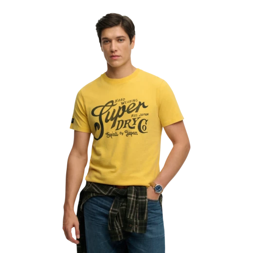 SUPERDRY MUŠKA MAJICA ŽUTA
