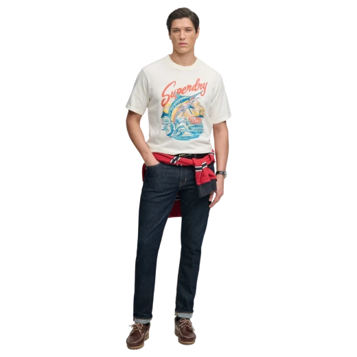 SUPERDRY MUŠKA MAJICA BIJELA 50183
