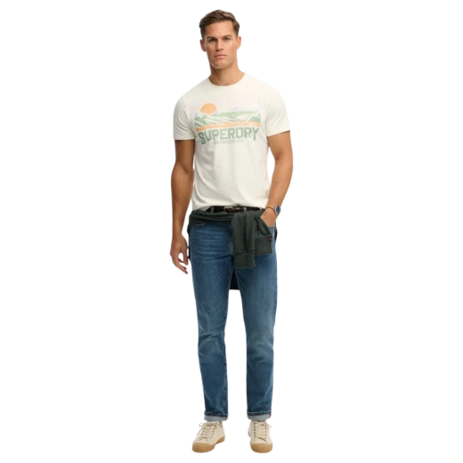 SUPERDRY MUŠKA MAJICA BIJELA 50186