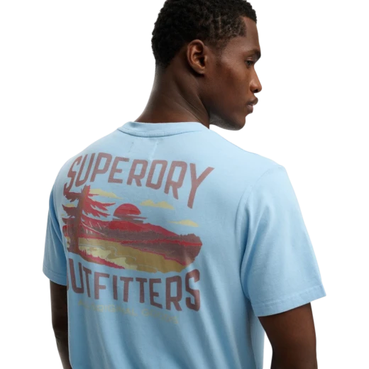 SUPERDRY MUŠKA MAJICA PLAVA 50187