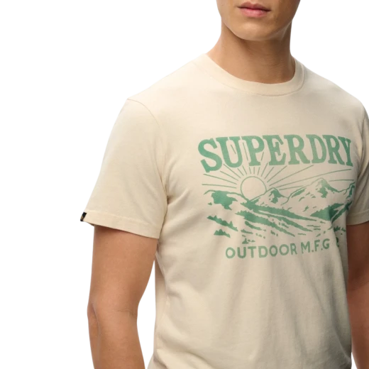 SUPERDRY MUŠKA MAJICA BEŽ 50195