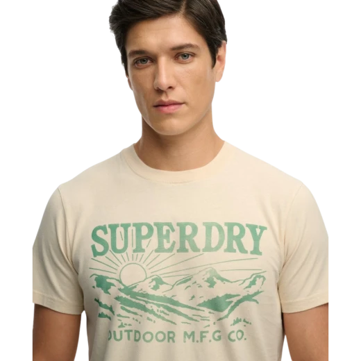 SUPERDRY MUŠKA MAJICA BEŽ 50195